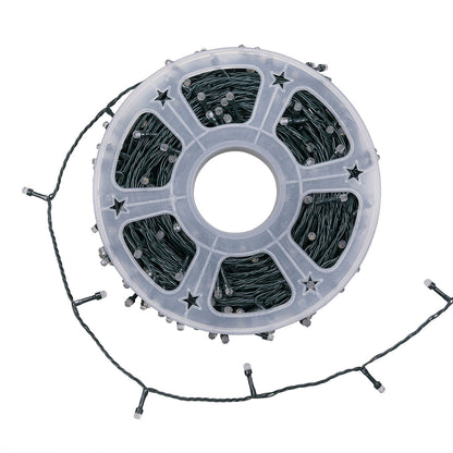 Catena luci di Natale MaxiLED diamante 50 m 500 led bianco caldo Lotti 78734