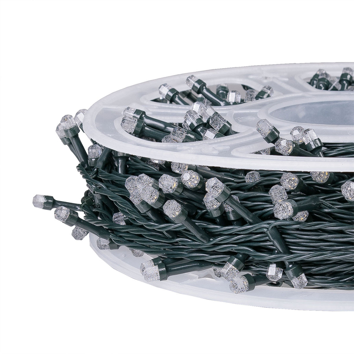 Catena luci di Natale MaxiLED diamante 50 m 500 led bianco caldo Lotti 78734