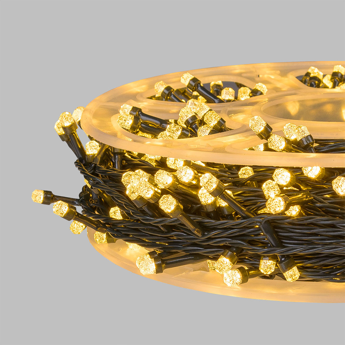 Catena luci di Natale MaxiLED diamante 50 m 500 led bianco caldo Lotti 78734