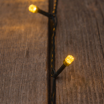 Catena luci di Natale MaxiLED diamante 50 m 500 led bianco caldo Lotti 78734
