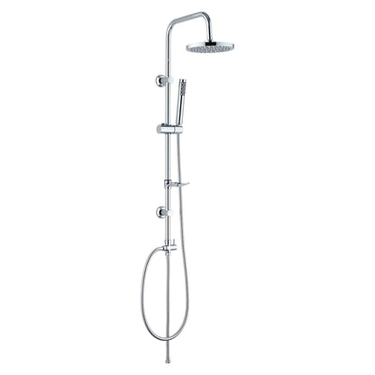 Colonna doccia tondo con soffione 20 cm e doccetta ECO