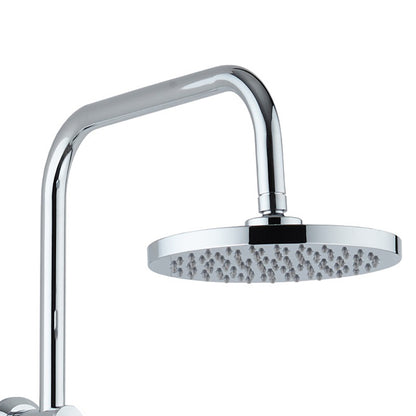Colonna doccia tondo con soffione 20 cm e doccetta ECO