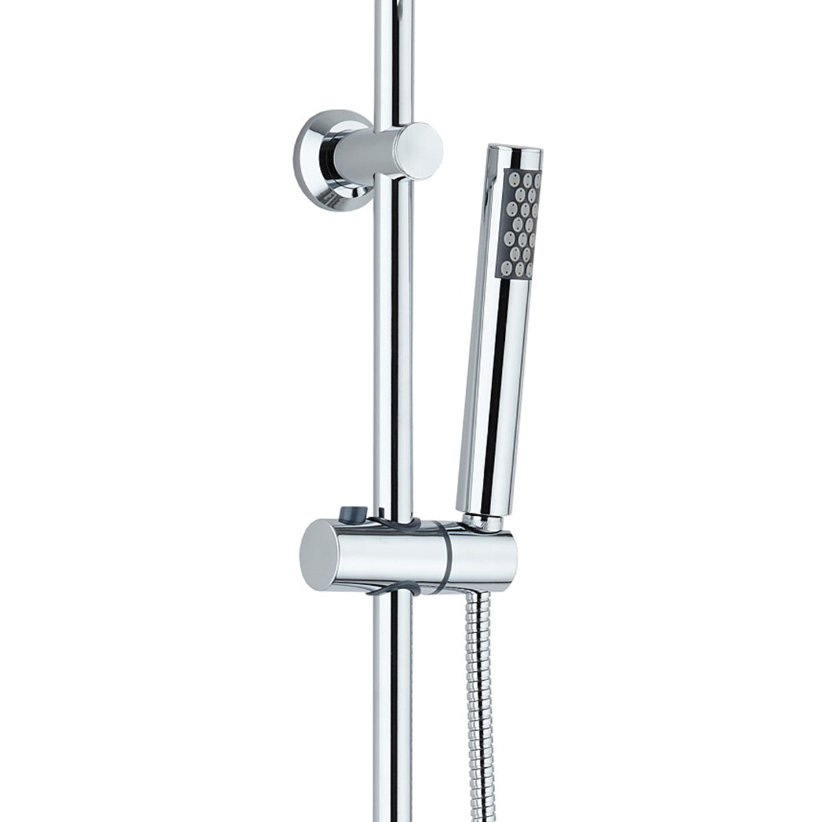 Colonna doccia tondo con soffione 20 cm e doccetta ECO