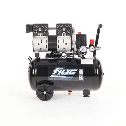Compressore d'aria portatile 24 Litri Fiac Super Silent oil-free 59 dB 8 bar
