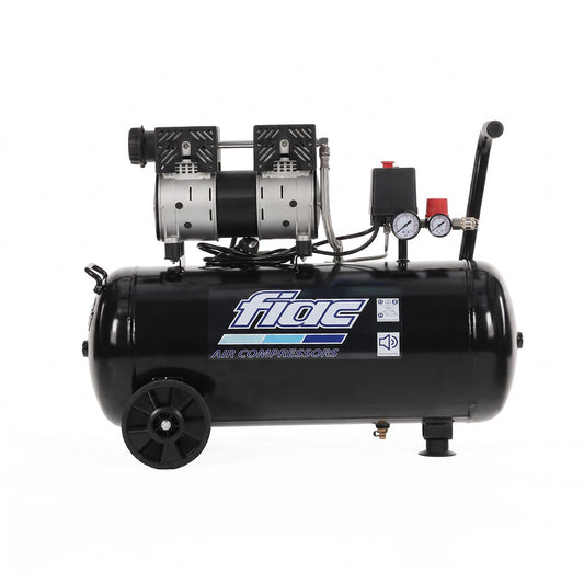 Compressore d'aria portatile 50 Litri Fiac Super Silent 50 oil-free 59 dB 8 bar