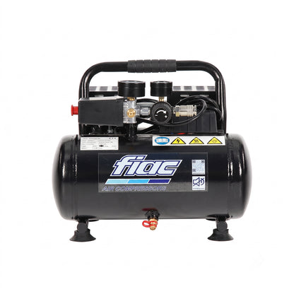 Compressore d'aria portatile silenzioso 6 Litri Fiac Super Silent 6 oil-free 59 dB 8 bar