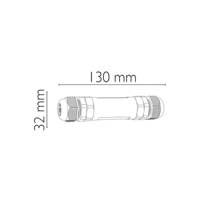 Connettore lineare IP68 250V AC 16A