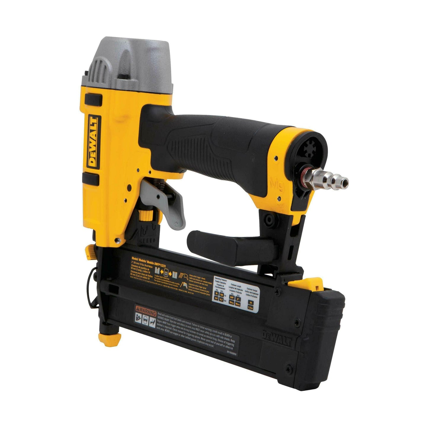Cucitrice pneumatica DeWalt lunghezza graffa 12-38 mm d. 5,6 mm DPSSX38-XJ