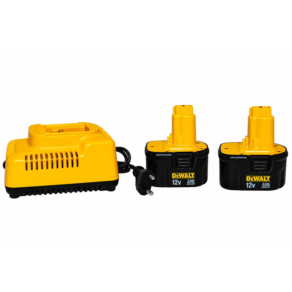 DeWalt Kit 2 trapani avvitatori con 2 batterie 2.6Ah e caricabatterie