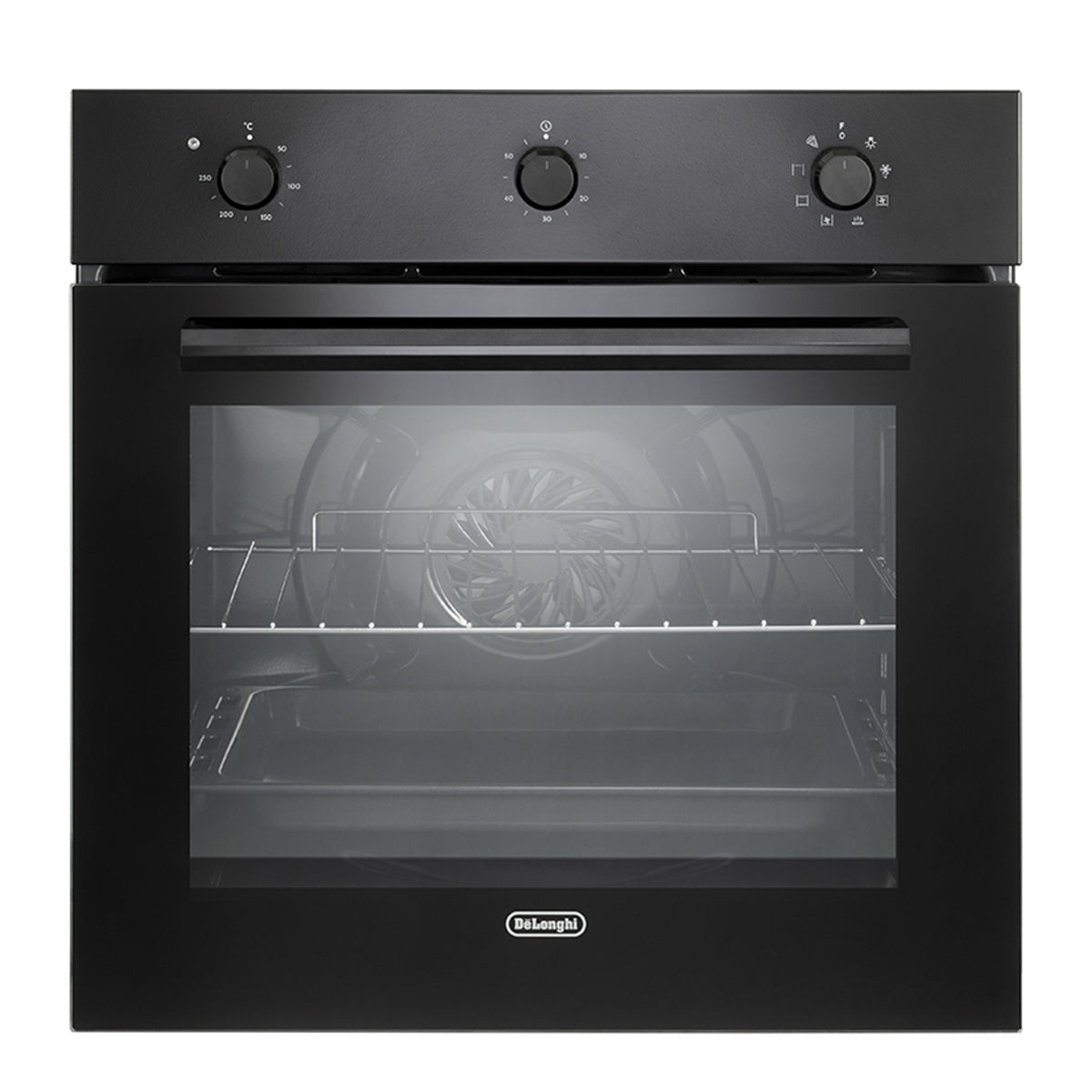 Forno da incasso elettrico multifunzione 60 cm nero De Longhi FLM6LN