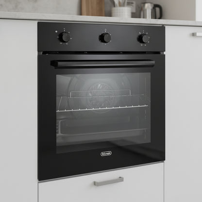 Forno da incasso elettrico multifunzione 60 cm nero De Longhi FLM6LN