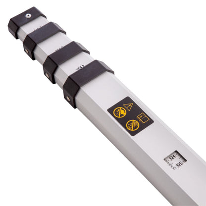 DeWalt asta graduata telescopica da 1,2 mt a 5 mt per laser in alluminio DEO734-XJ