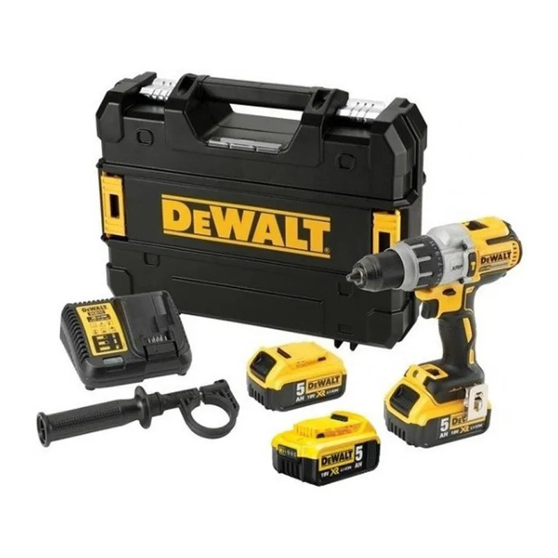 DeWalt trapano a percussione professionale 18 V incluse 3 batterie e valigetta