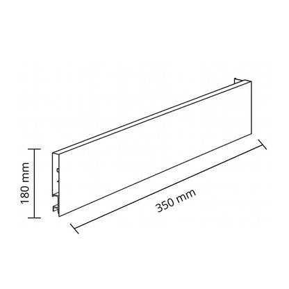 Kit cassetto cucina Donati Slimbox P350mm H180mm
