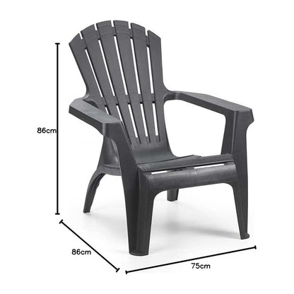 Poltrona da esterno Dolomiti in polipropilene