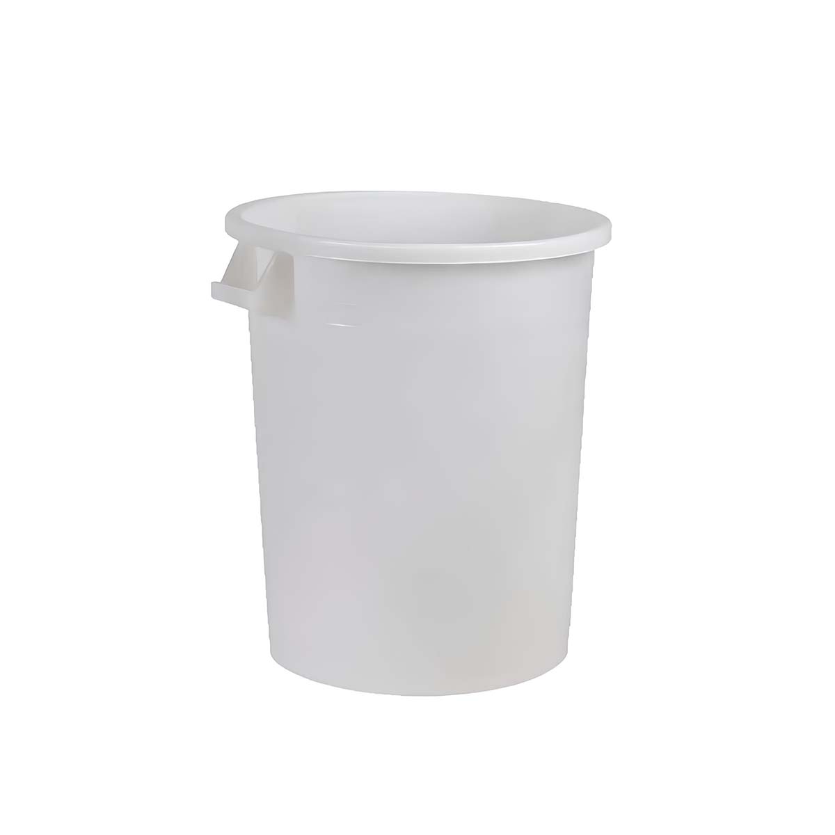 Bidone plastica con coperchio