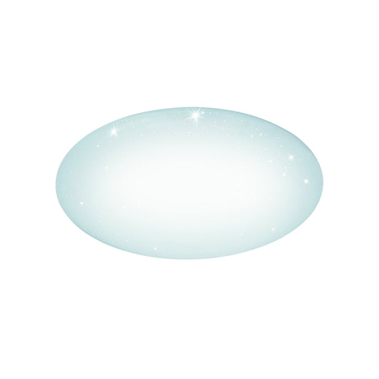 Plafoniera LED da soffitto bianco effetto cristallo 20W Eglo Giron-S