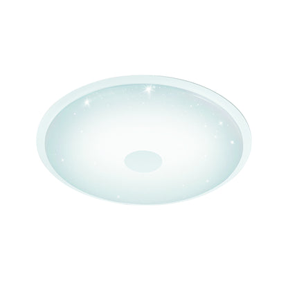 Plafoniera LED da soffitto bianco effetto cristallo 32W Eglo Lanciano