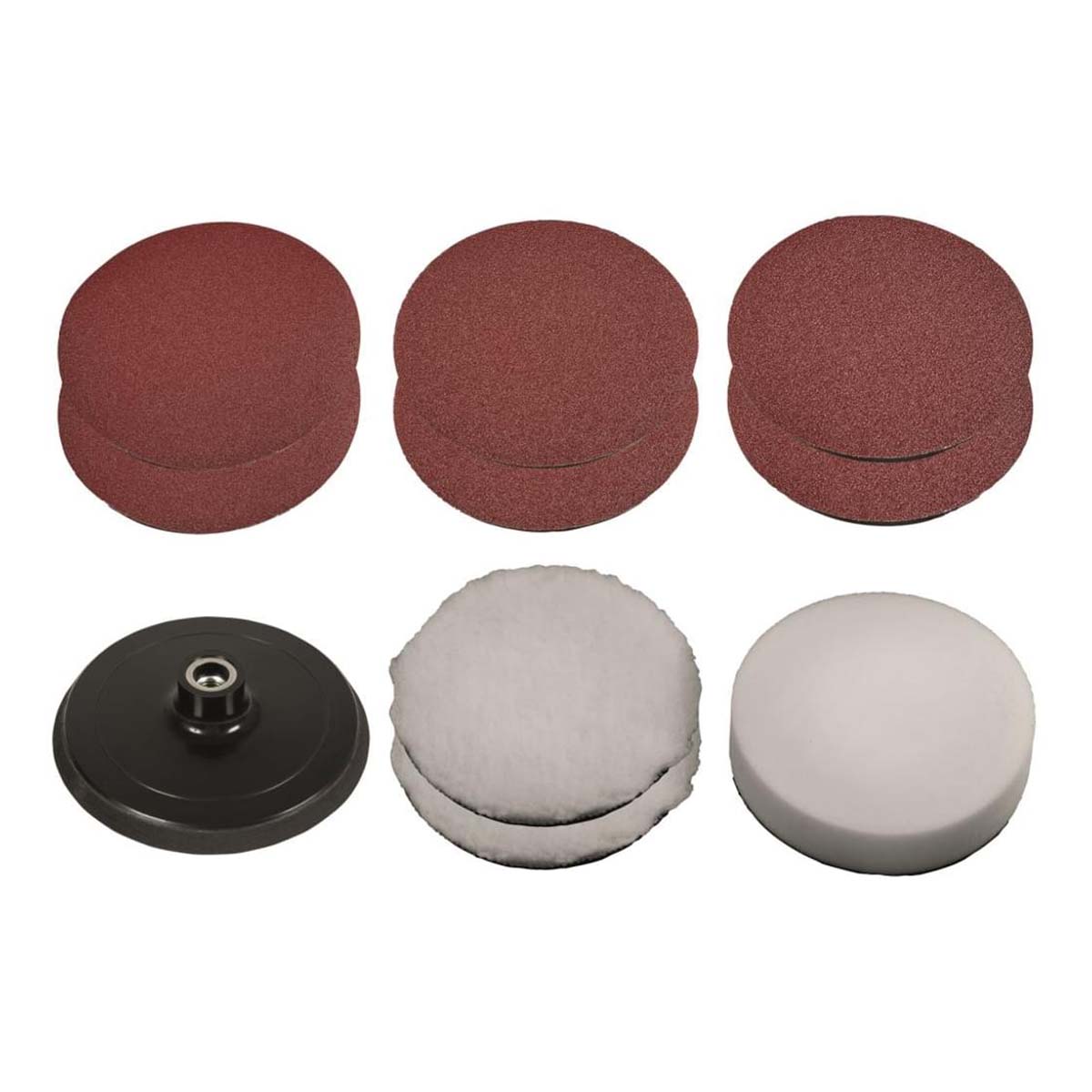 Set accessori per lucidatrice 6 pezzi Einhell 2093245