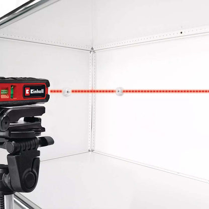 Livella laser Einhell TC-LL 1 con supporto a parete portata 20 mt
