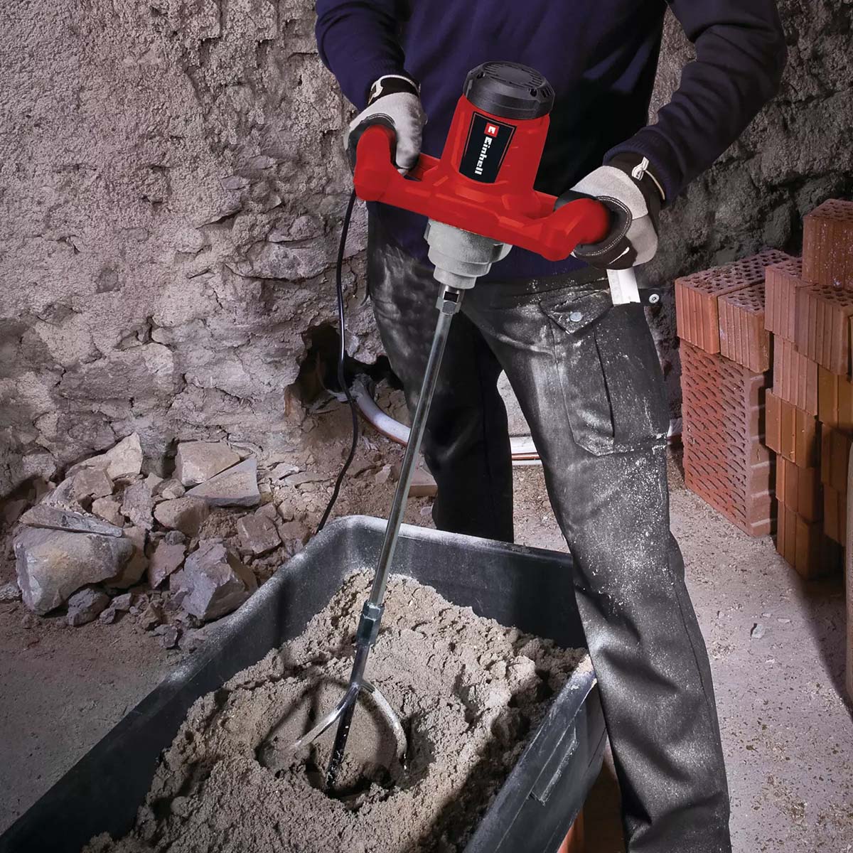 Miscelatore elettrico per malta e pittura Einhell TC-MX 1200 E