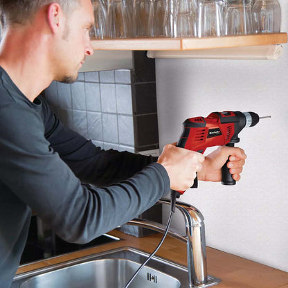 Trapano a percussione Einhell TC-ID 1000E+64 con valigetta e accessori