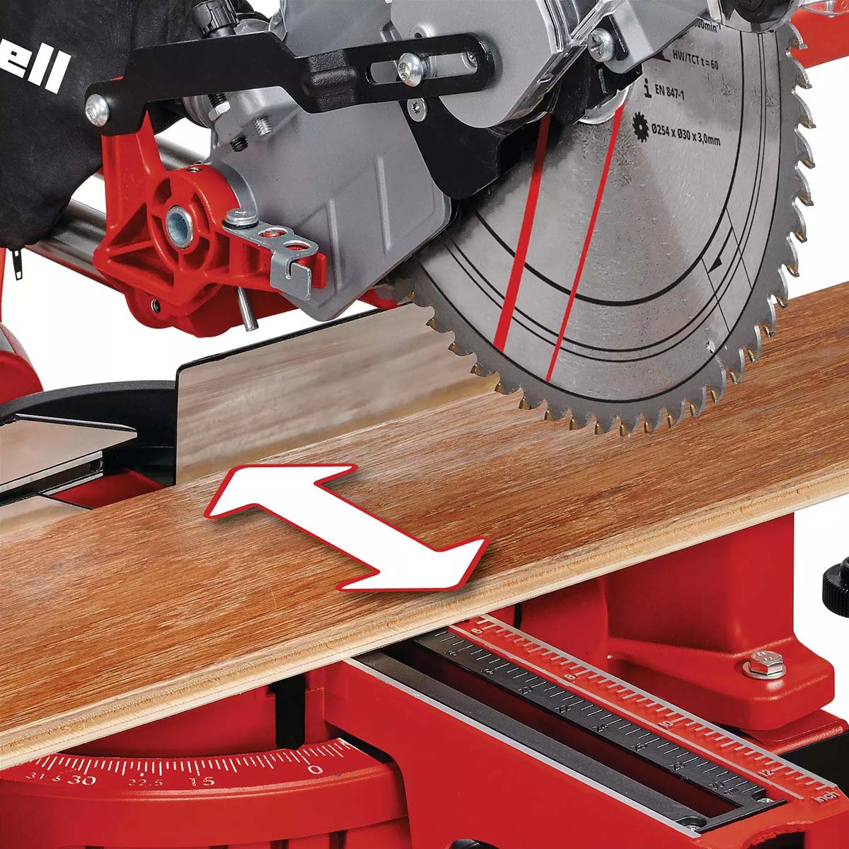 Troncatrice radiale con banchetto Einhell TC-SM 2531/2 U 1900W