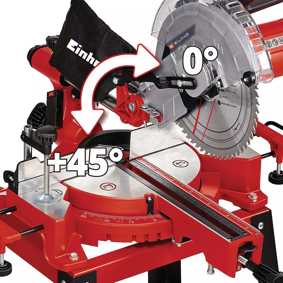 Troncatrice radiale con banchetto Einhell TC-SM 2531/2 U 1900W