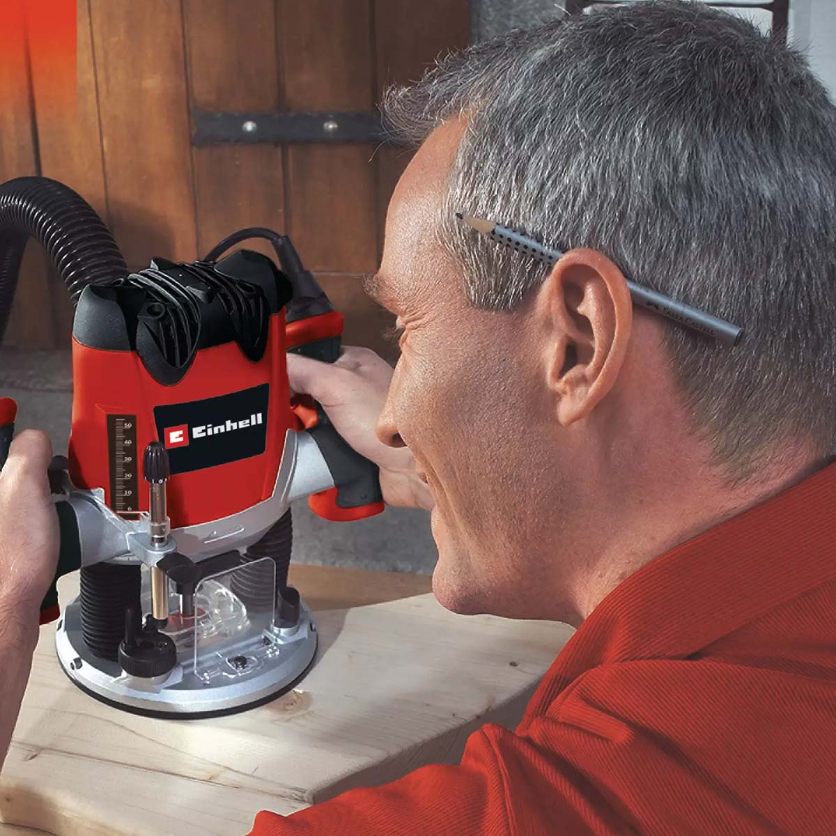 Fresatrice verticale Einhell 1200W TE-RO 1255 E