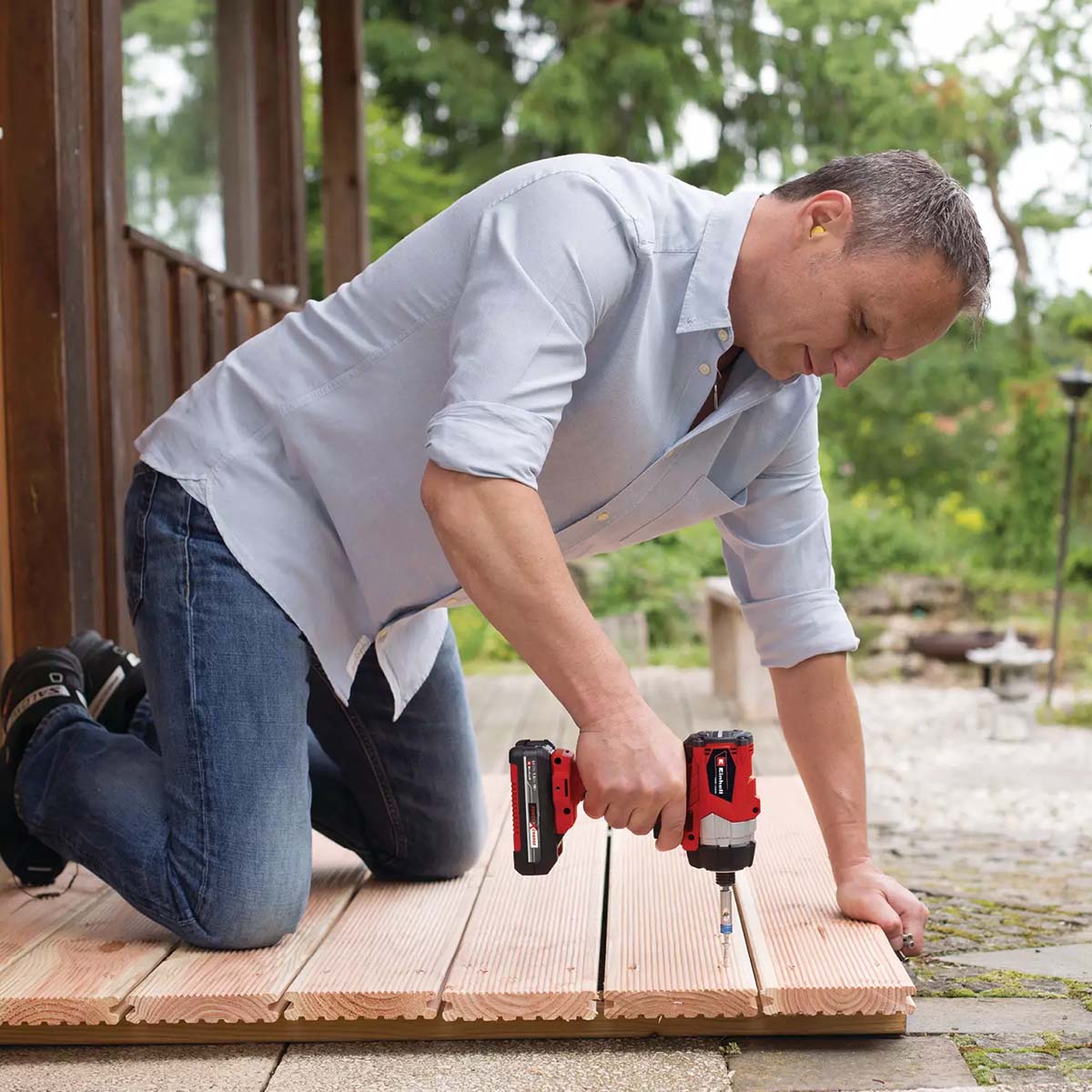 Avvitatore a impulsi a batteria Einhell 18V TE-CI 18/1 Li-Solo