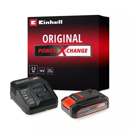 Kit batteria e caricabatteria Einhell 18V 2,5Ah PXC Starter Kit
