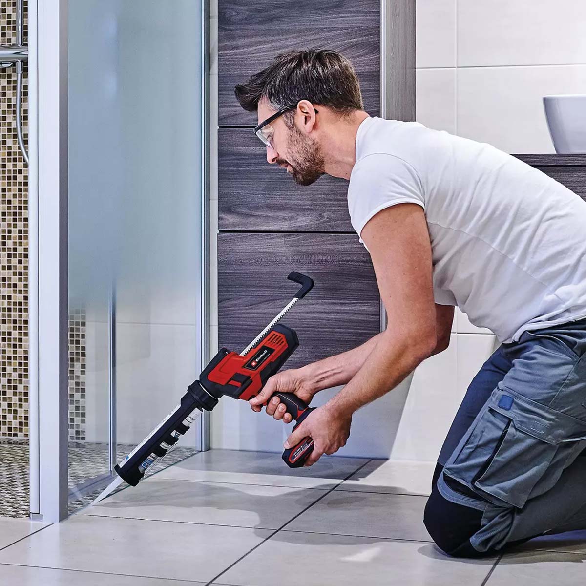 Pistola per silicone a batteria Einhell TE-SG 18/10 Li-Solo 18V