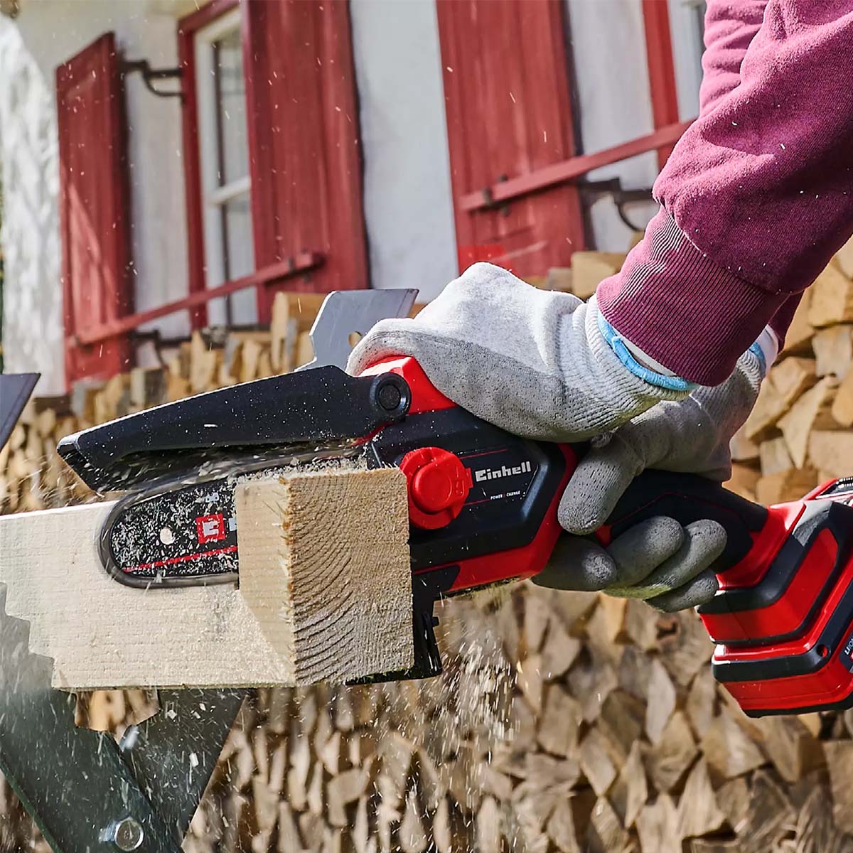 Potatore a catena a batteria Einhell GE-PS 18/15 Li BL-Solo 18V