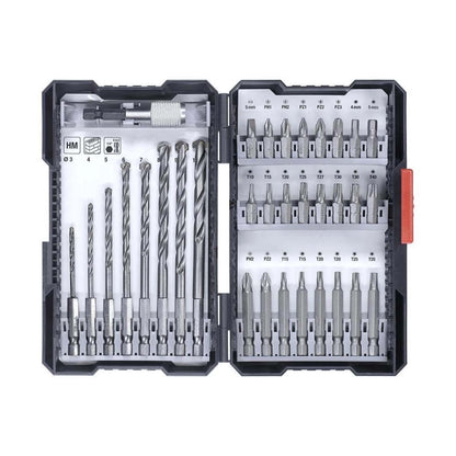 Set di punte per muro e bits assortiti Einhell kwb 108940 33 pz