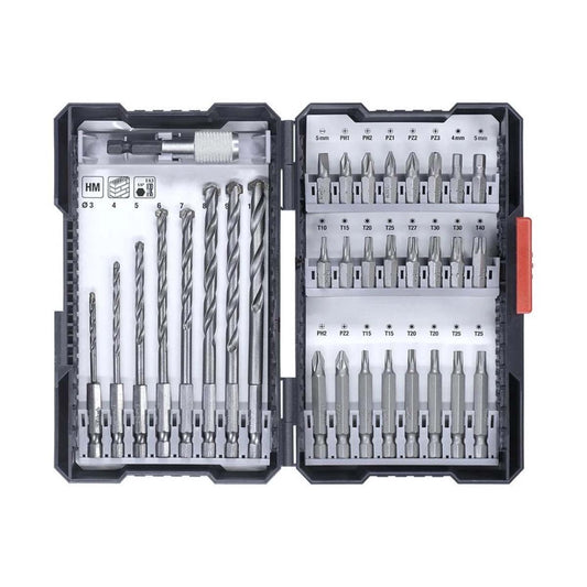 Set di punte per muro e bits assortiti Einhell kwb 108940 33 pz
