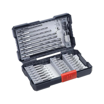 Set di punte per muro e bits assortiti Einhell kwb 108940 33 pz