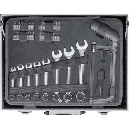 Seti utensili Einhell 199 pezzi con valigetta in metallo