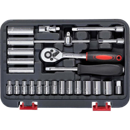 Seti utensili Einhell 199 pezzi con valigetta in metallo