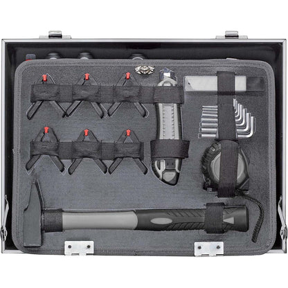 Seti utensili Einhell 199 pezzi con valigetta in metallo