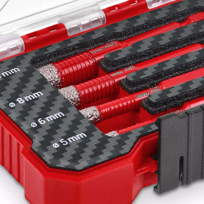 Set 4 seghe a tazza diamantate Einhell XS-CASE