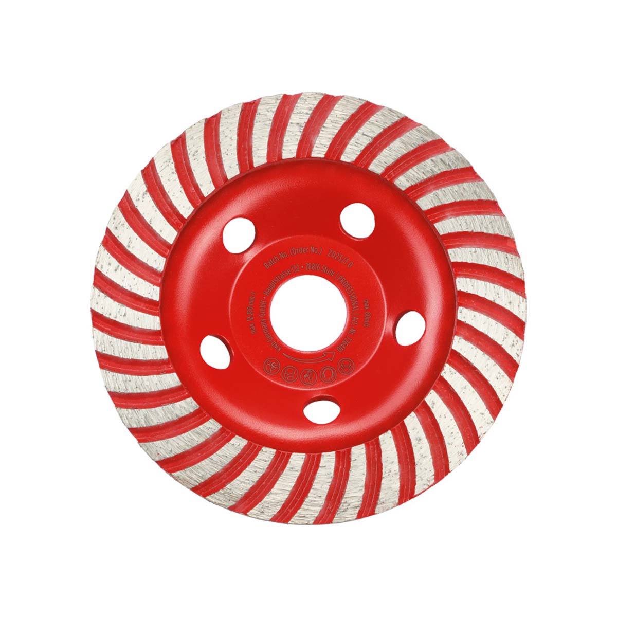 Mola diamantata Einhell 125 mm turbo scanalata