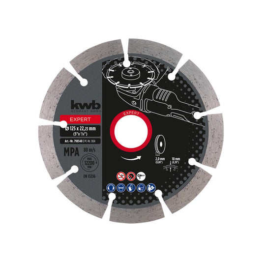 Disco diamantato segmentato Einhell 125 mm Green Line