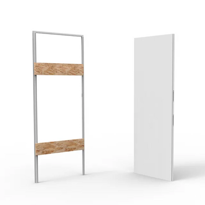 Telaio porta battente filo muro reversibile Ermetika xREVERx XL 60x240 cm