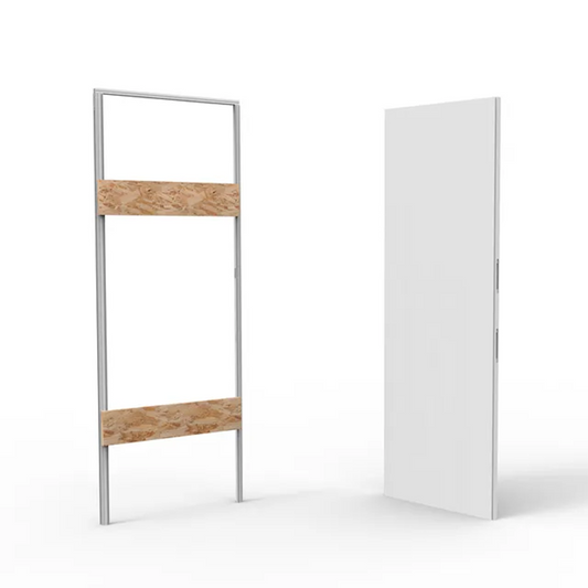 Telaio porta battente filo muro reversibile Ermetika xREVERx XL 80x240 cm