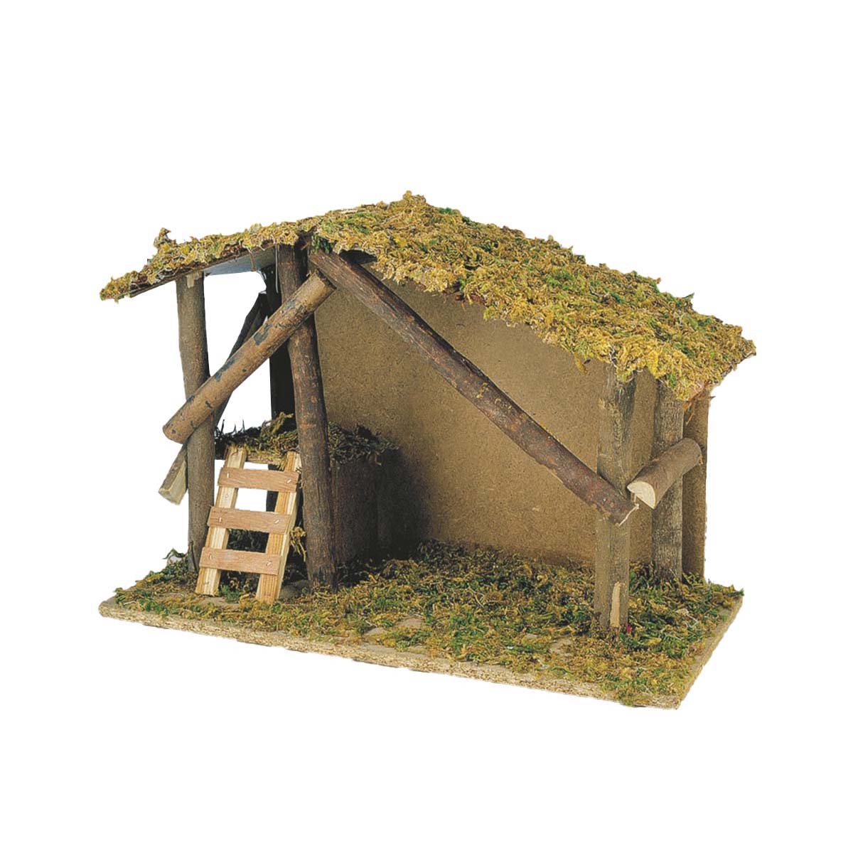 Capanna presepe vuota 40x20x28 cm in termoretraibile