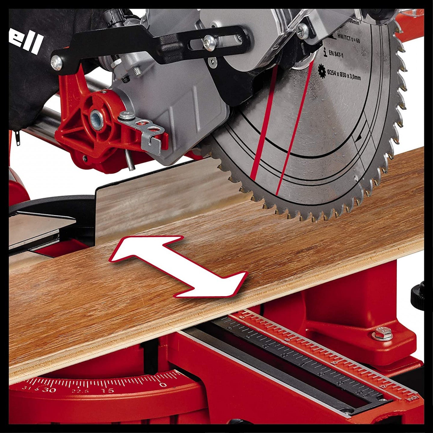 Einhell troncatrice radiale con banchetto TC-SM 2531/2 U 1900 W