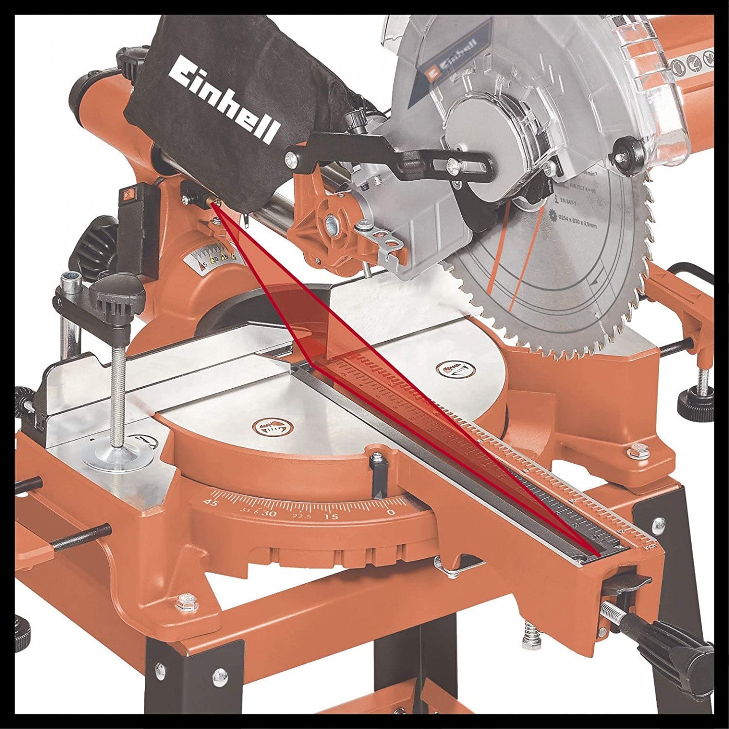 Einhell troncatrice radiale con banchetto TC-SM 2531/2 U 1900 W