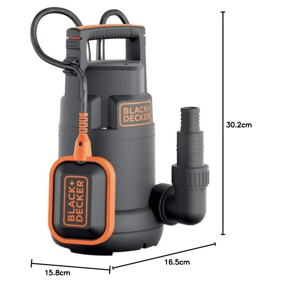 Elettropompa a immersione Black + Decker 250 W 6000 l/h BXUP250PCE