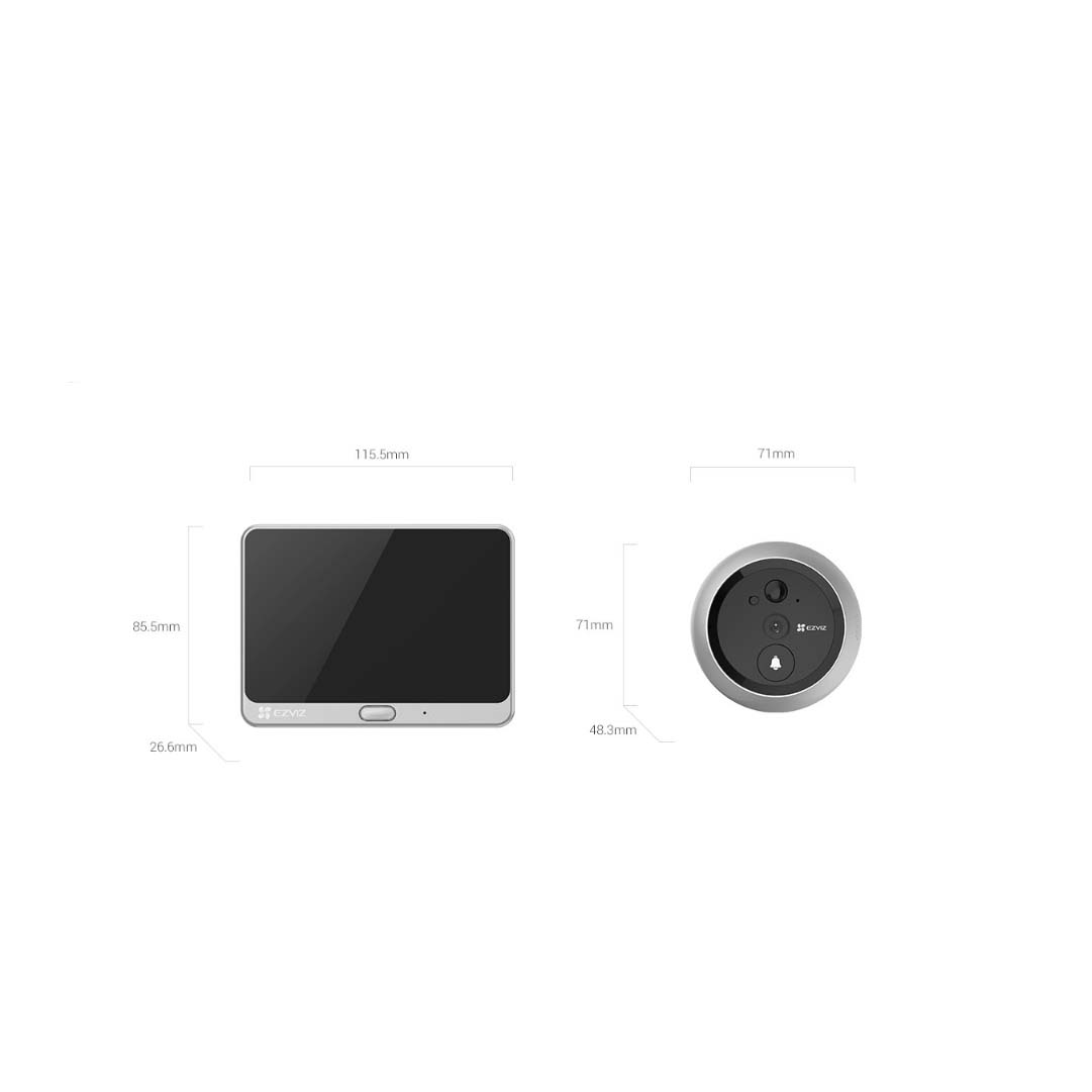 Ezviz spioncino digitale DP2 3MP smart 2K