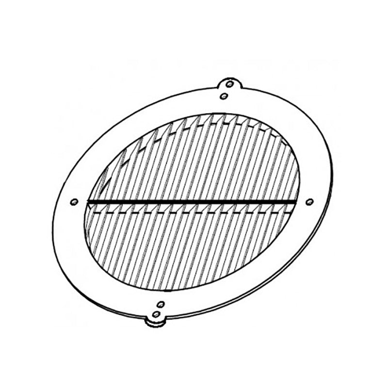 Griglia direzionale esterna tonda d. 125 mm per cappa Faber GDC